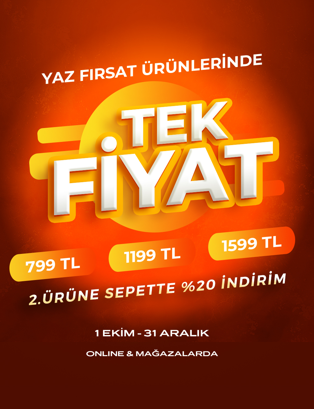 Yaz Fırsat Ürünleri %60'a Varan İndirim