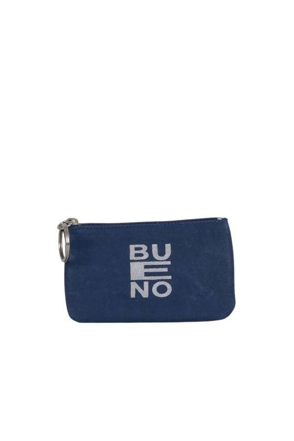 Mavi Deri Anahtarlık