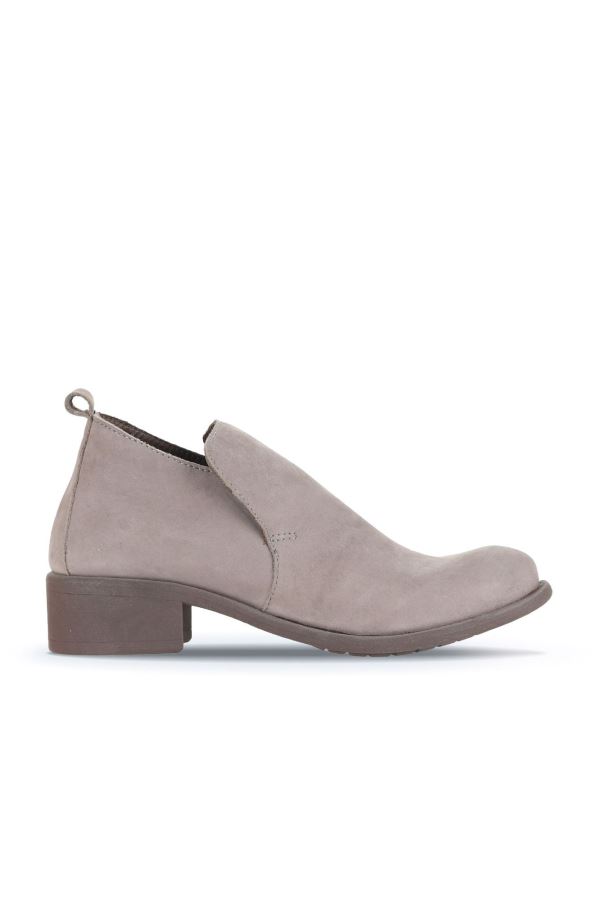 Vizon Nubuk Kadın Topuklu Bot