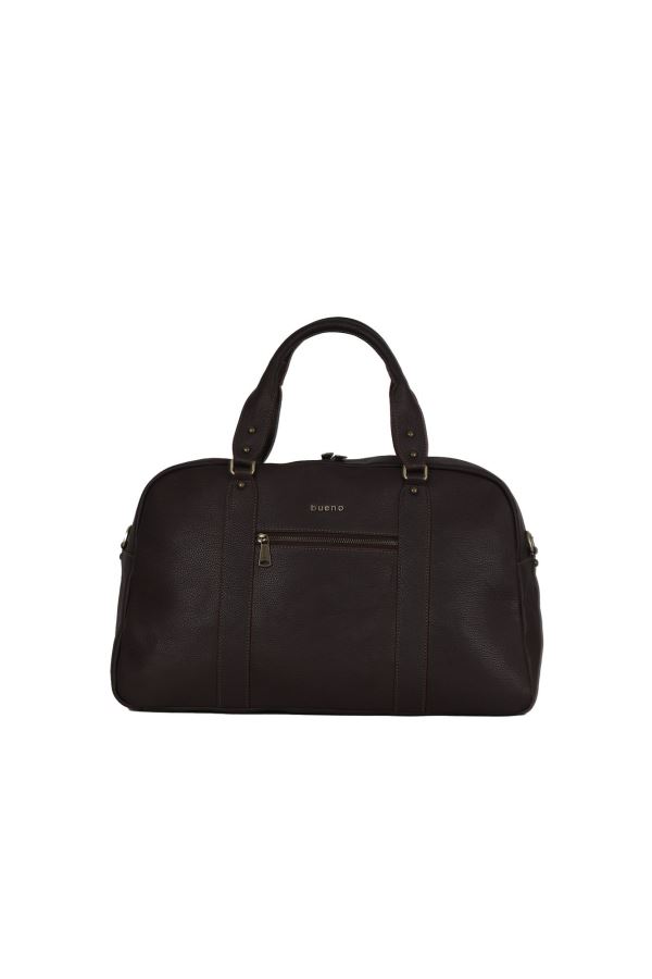 Kahverengi Flotter Deri Kadın El Çantası