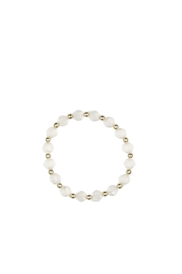 Beyaz Kristal Cam Bileklik 