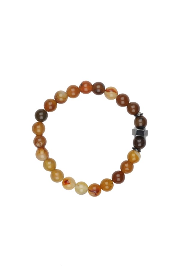 Sarı Doğal Taş Erkek Bileklik