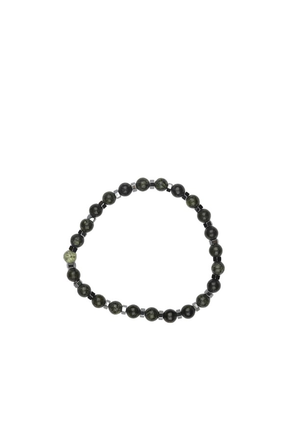 Siyah Doğal Taş Erkek Bileklik