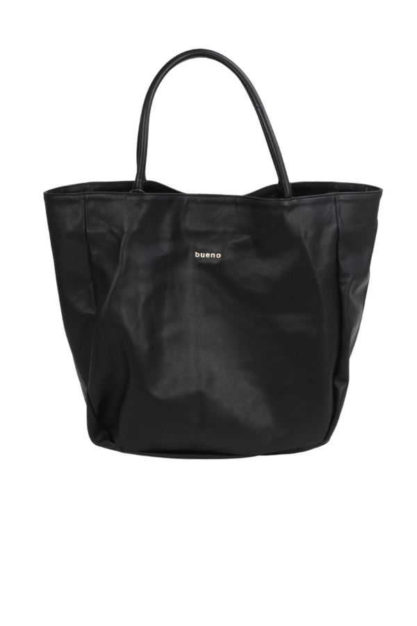 Siyah Deri Kadın Omuz Çantası