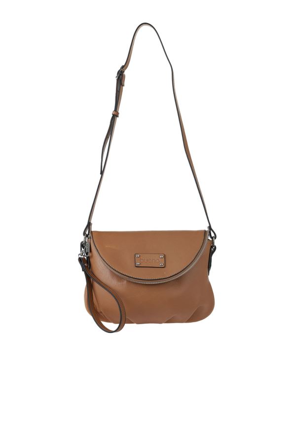 Taba Koyu Deri Kadın Çapraz Çanta