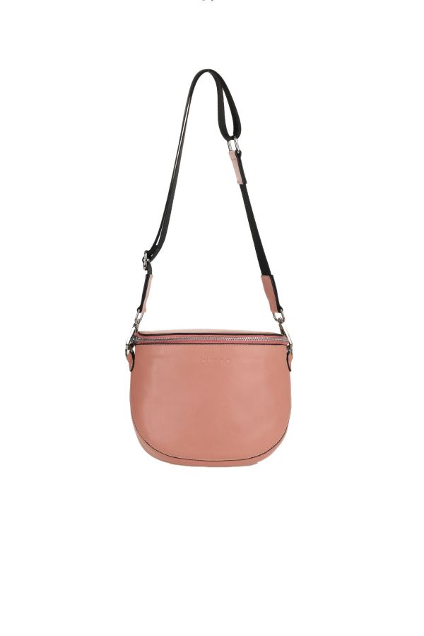 Pembe Deri Kadın Çapraz Çanta