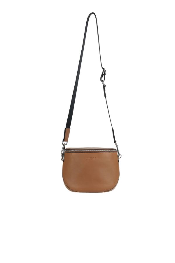 Taba Koyu Deri Kadın Çapraz Çanta