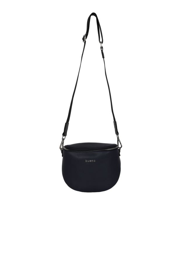 Lacivert Mlc Deri Kadın Çapraz Çanta