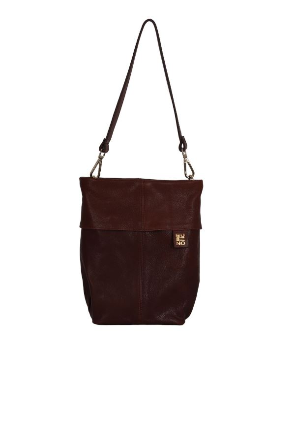 Kahverengi Açık Npl Deri Kadın Çapraz Çanta