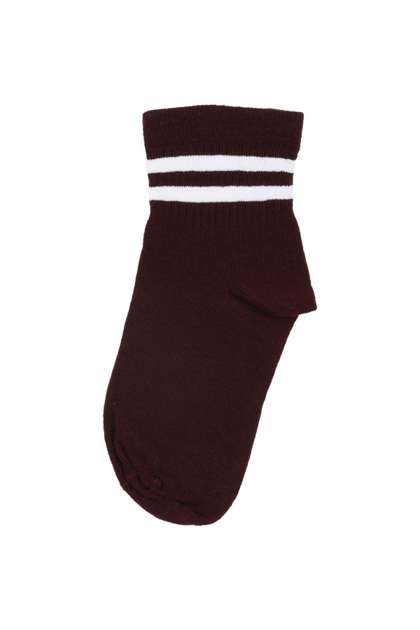Bordo Klj Çorap