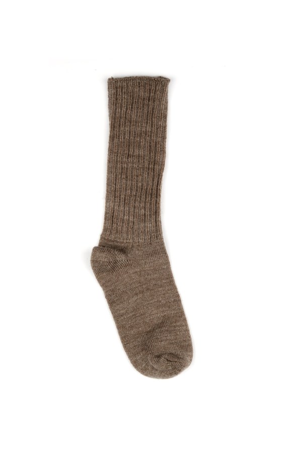 Kahverengi Yün Çorap
