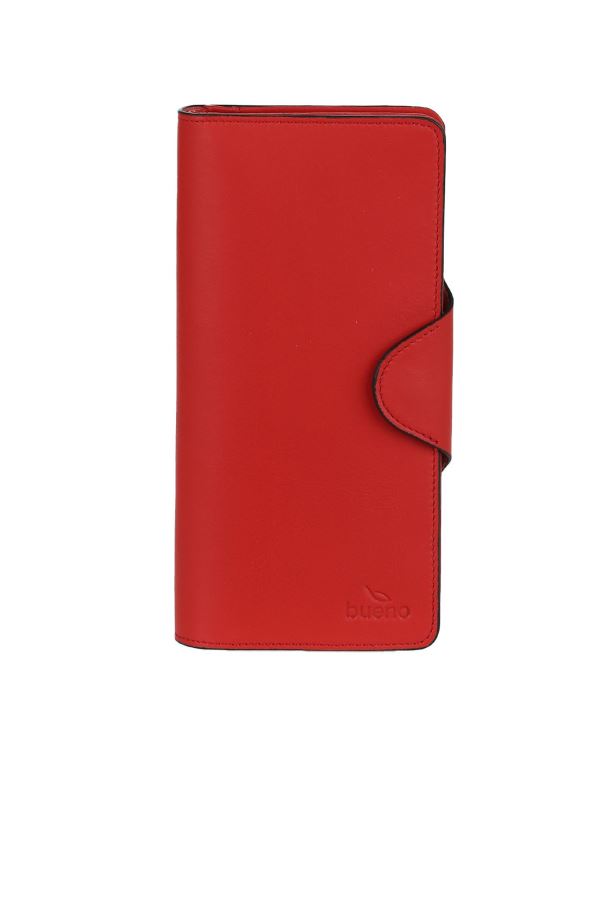 Kırmızı Deri Kadın Cüzdan