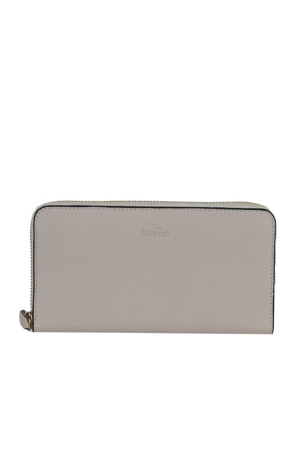 Bej Deri Kadın Cüzdan