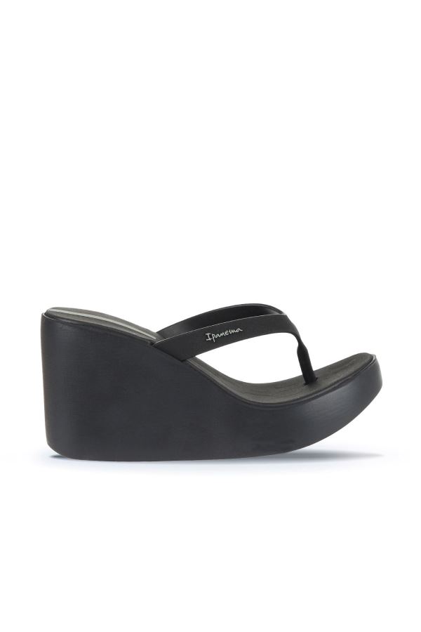 Siyah Ip Ipanema High Fashion Thong Kadın Parmak Arası Terlik