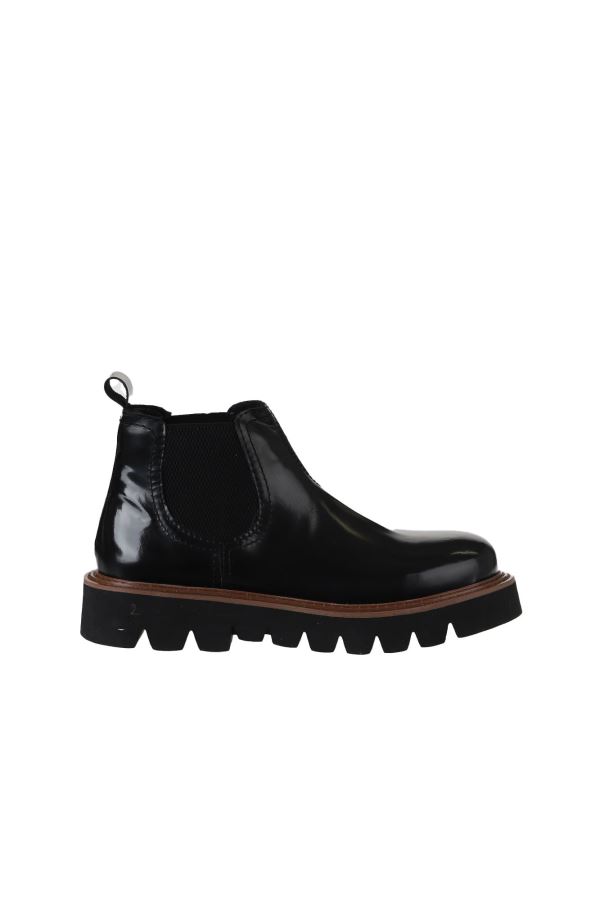 Siyah Ftc Deri Erkek Bot