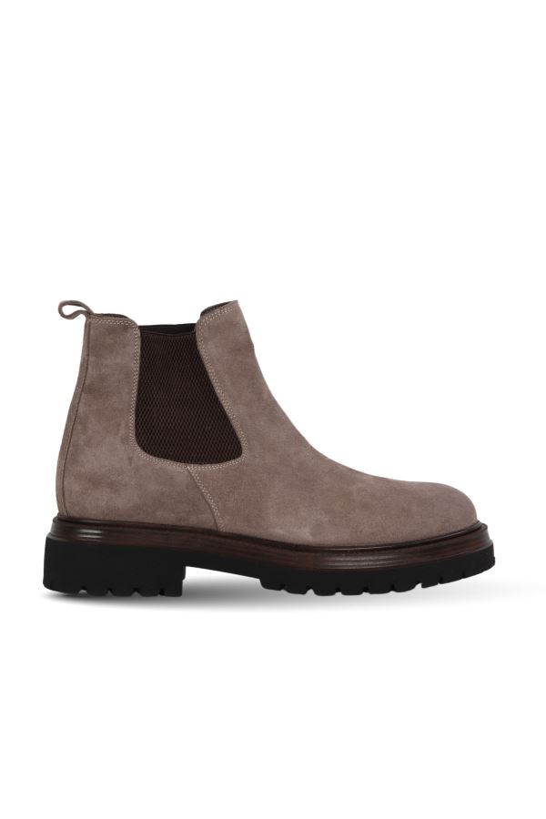 Vizon Süet Erkek Düz Bot