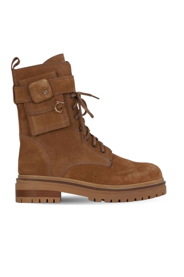 Taba Süet Kadın Düz Bot