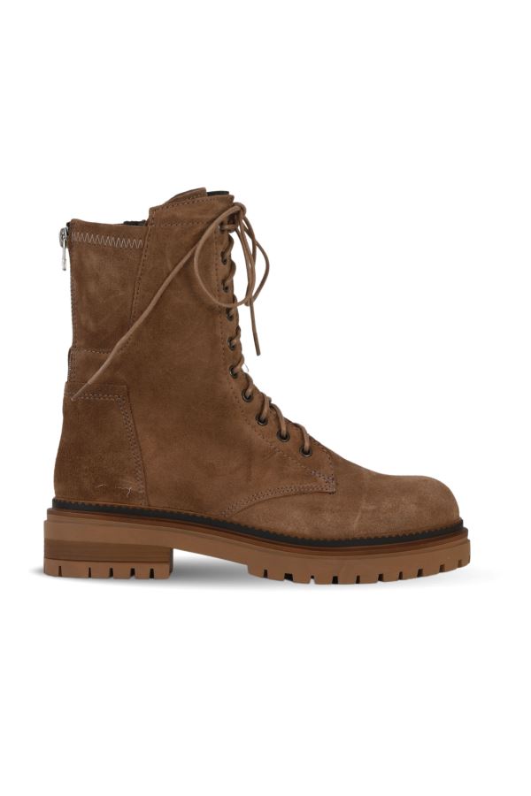 Taba Süet Kadın Düz Bot