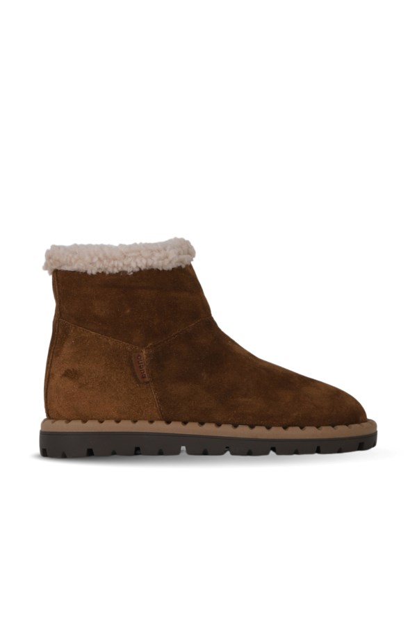 Taba Süet Kadın Düz Bot
