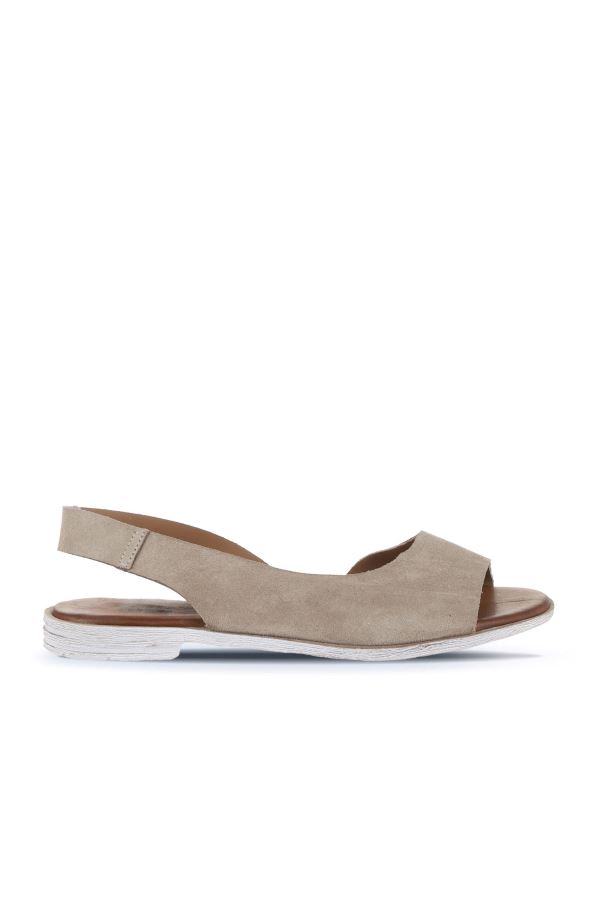 Kum Alf Süet Kadın Düz Sandalet