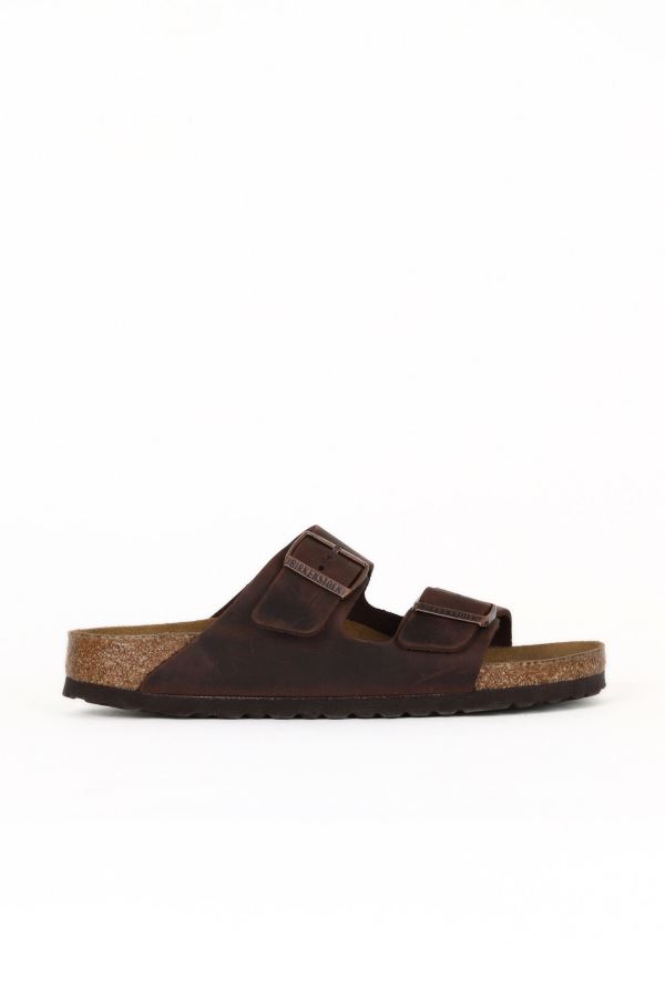 Koyu Kahverengi Birkenstock Birkenstock Arizona SFB Unisex Terlik 