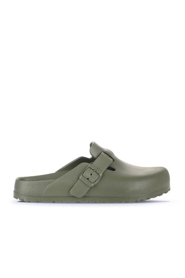 Haki Birkenstock Birkenstock Boston Braided Bayan Terlik 