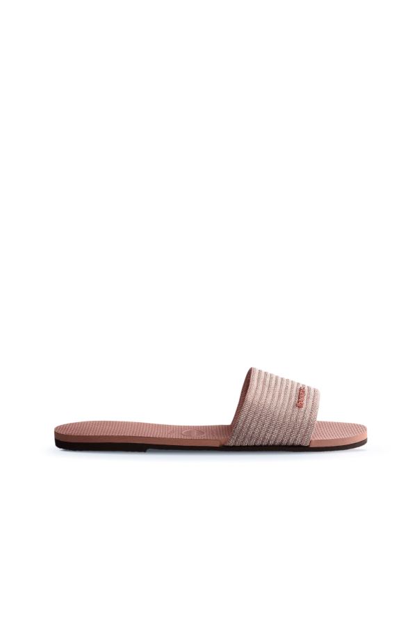 Uçuk Pembe Havaianas Havaianas Kadın Düz Metal Logolu Terlik