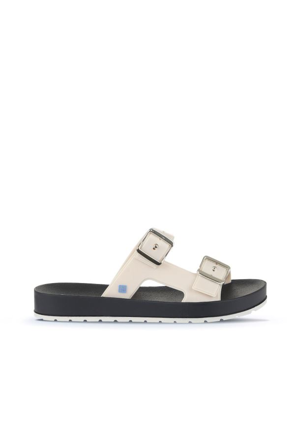 Ekru Zx Zaxy Flash Slide Kadın Terlik