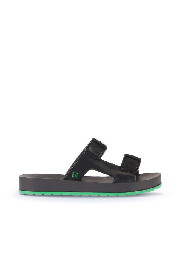 Siyah Zx Zaxy Flash Slide Kadın Terlik