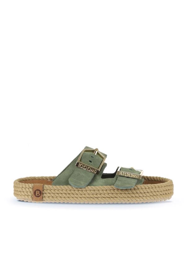 Çağla Süet Bohonomad Sydney Kadın Tokalı Terlik