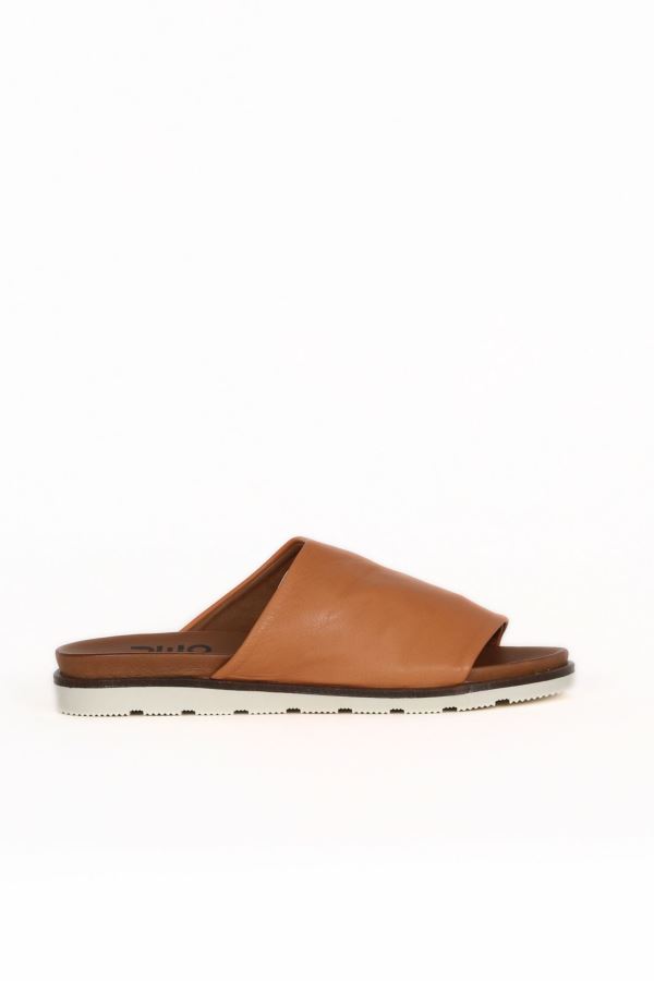 Taba Deri Kadın Düz Terlik