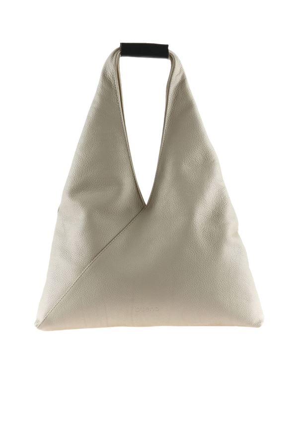 Bej Flotter Deri Kadın Omuz Çantası 