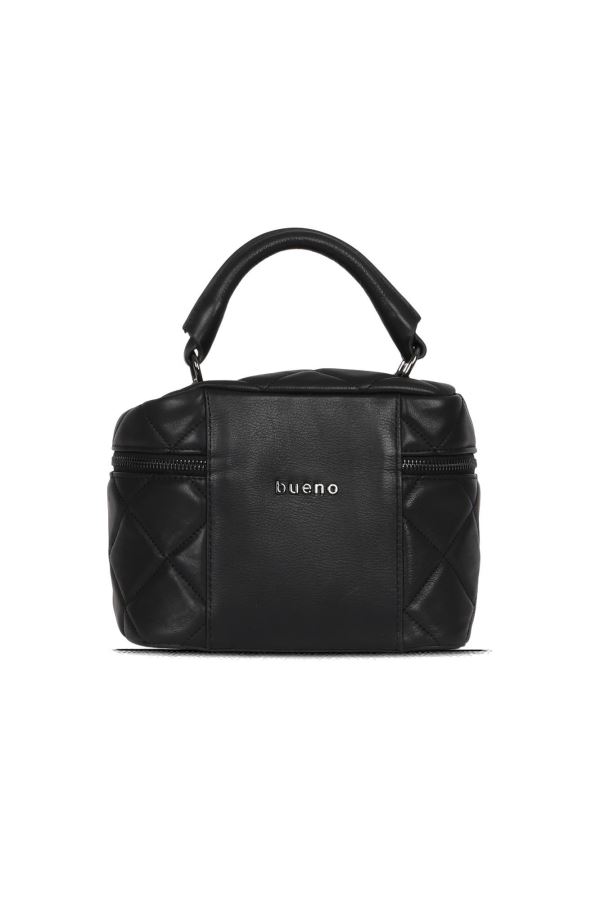 Siyah Deri Kadın El Çantası