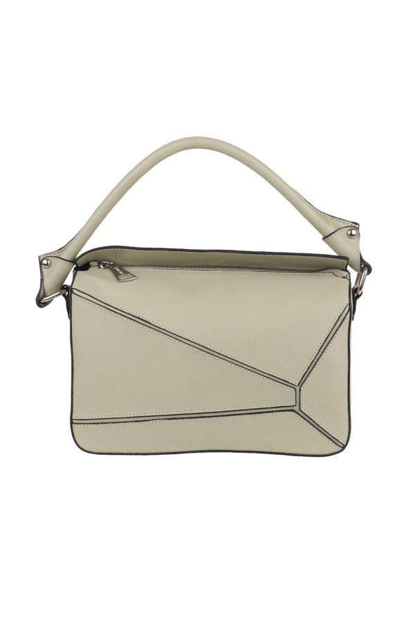 Haki Flotter Deri Kadın Çapraz Çanta