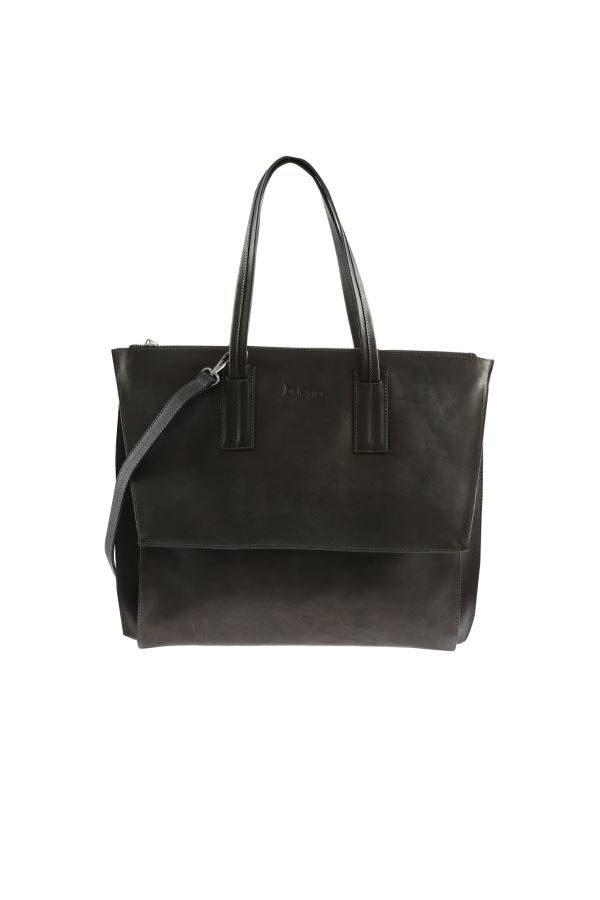 Siyah Parlak Deri Kadın Çapraz Çanta