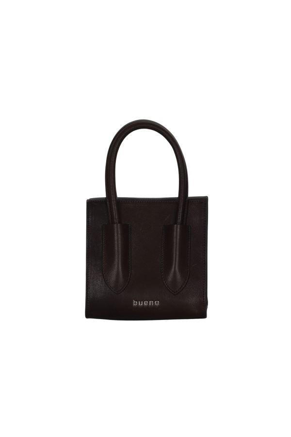 Kahverengi Koyu Npl Deri Kadın El Çantası