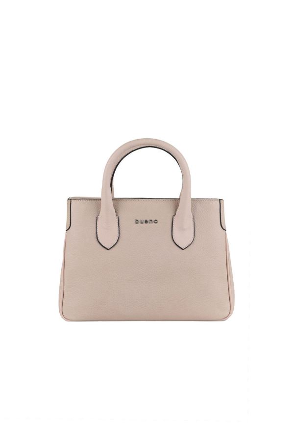 Pudra Flotter Deri Kadın El Çantası 