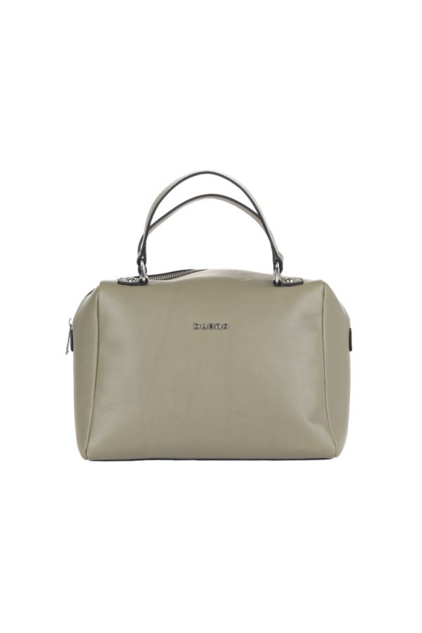 Yeşil Deri Kadın El Çantası