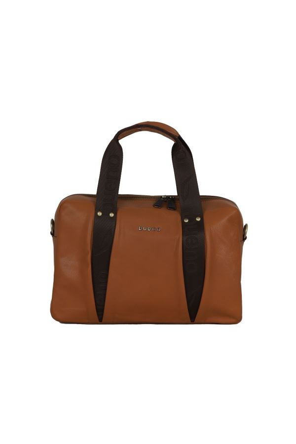 Taba Koyu Deri Kadın El Çantası