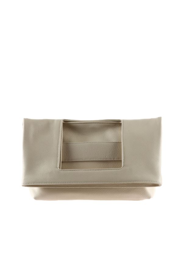 Bej Flotter Deri Kadın Portföy Çanta