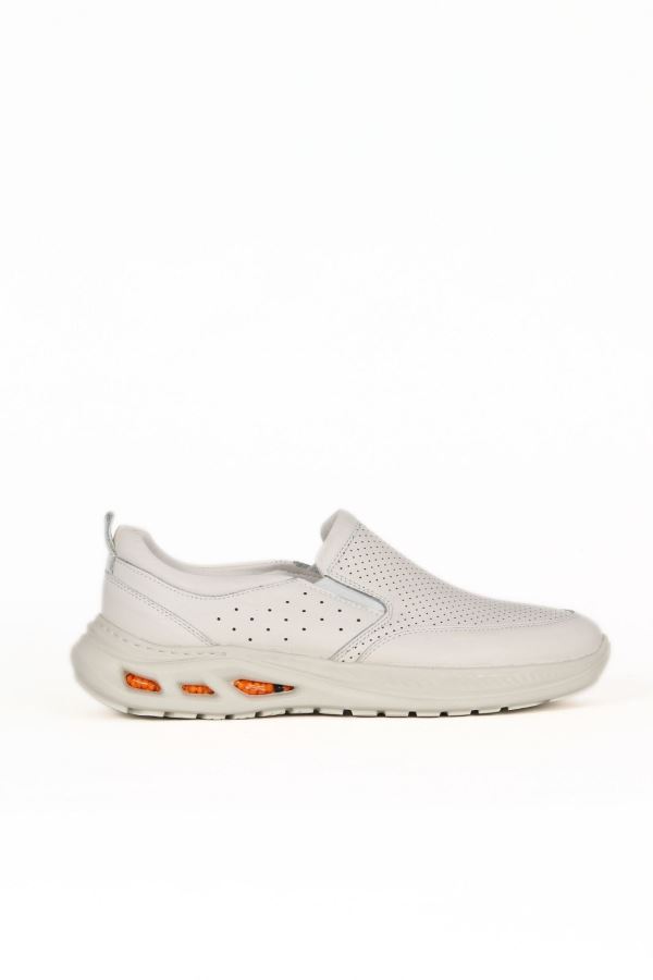 Beyaz Kirli Marsel Erkek Günlük Ayakkabı