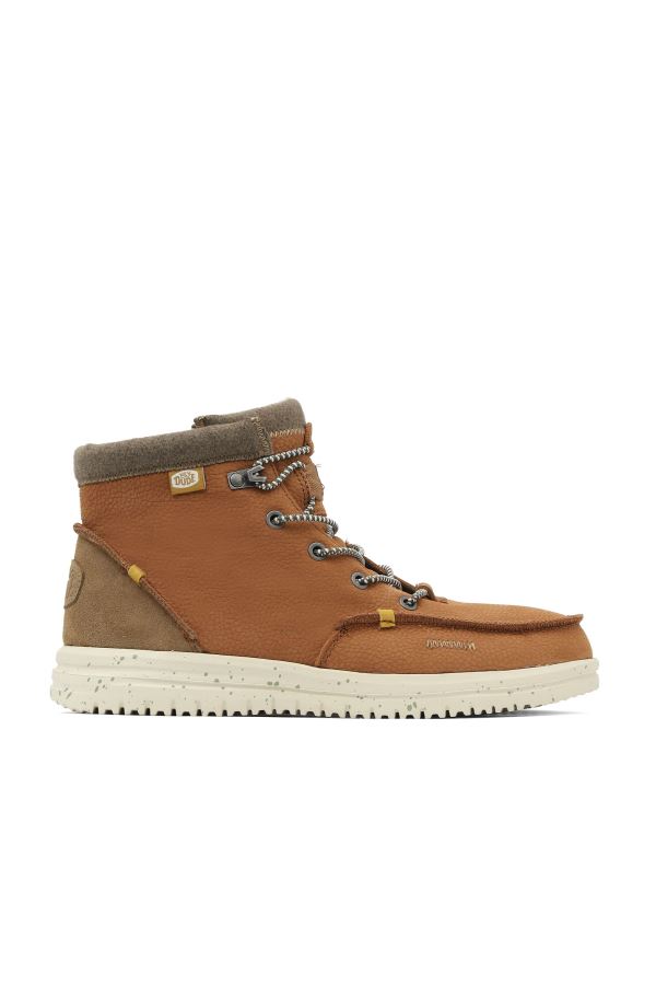 Konyak Deri Hey Dude Bradley Boot Erkek Ayakkabı