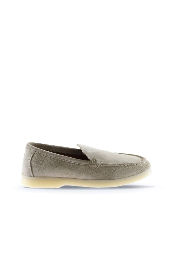 Bej Süet Kadın Günlük Ayakkabı