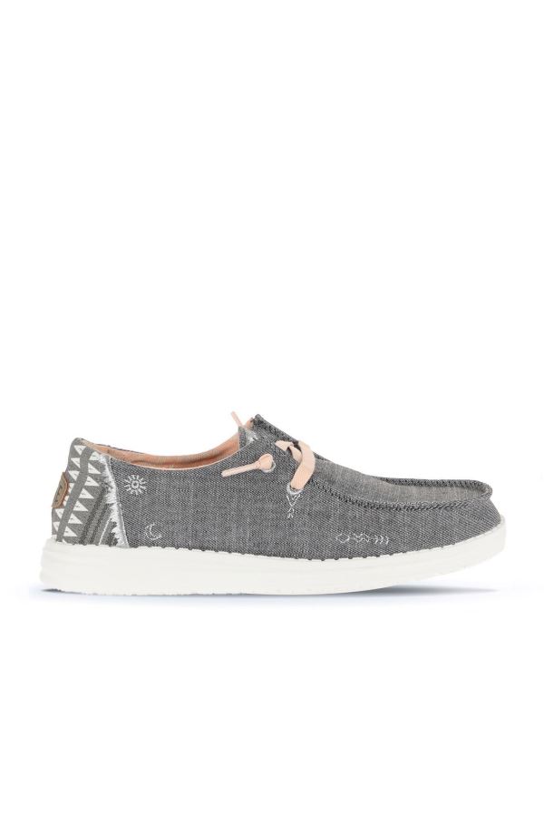 GREY HD Hey Dude Wally Coastline Kadın Ayakkabı 
