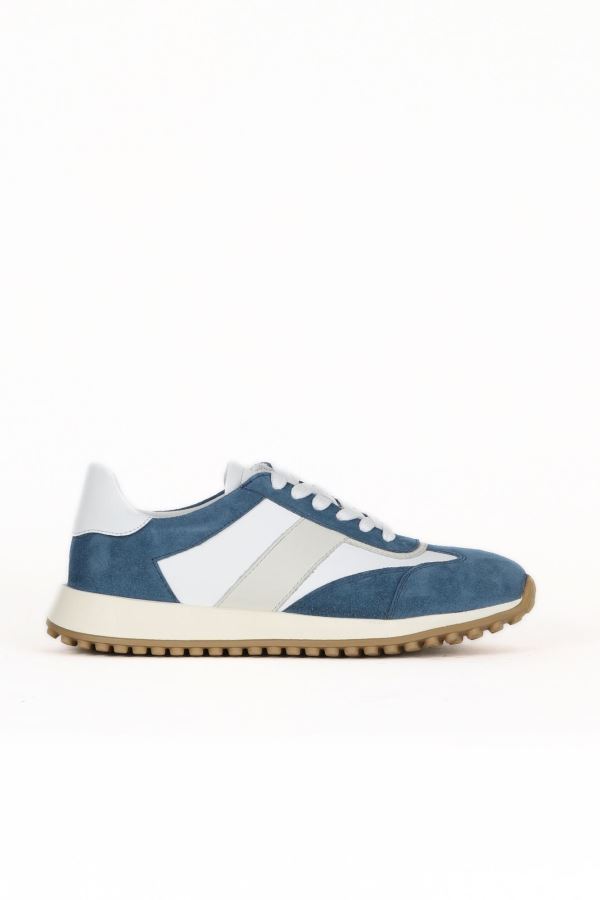 Mavi Multi Deri Kadın Spor Ayakkabı