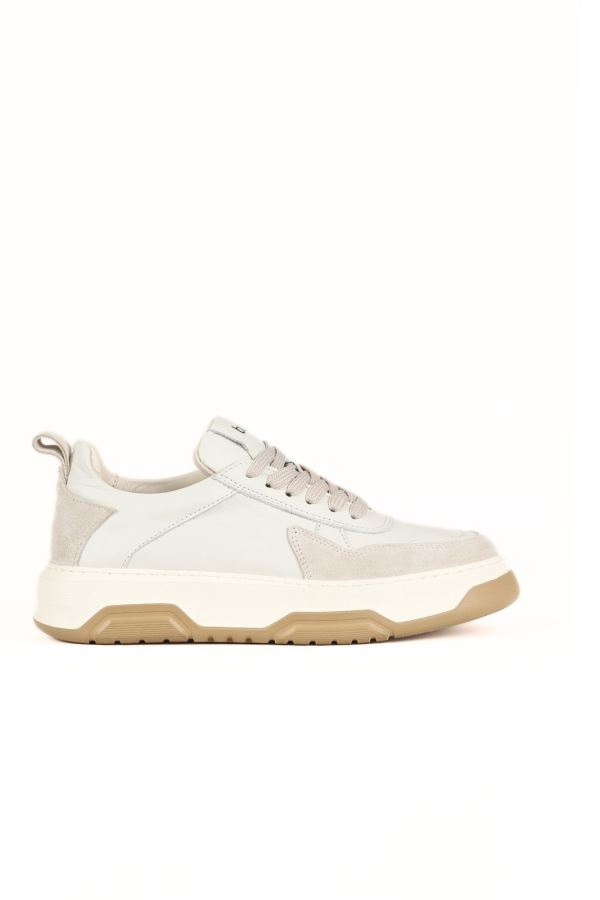 Bej Multi Deri Kadın Spor Ayakkabı