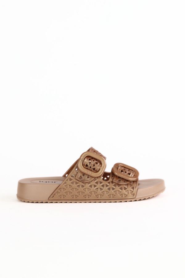 Bronz Igor Kadın Düz Terlik