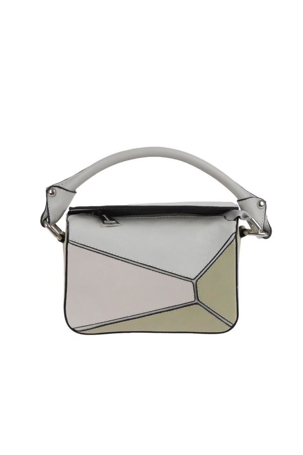 Ekru Multi Deri Kadın El Çantası