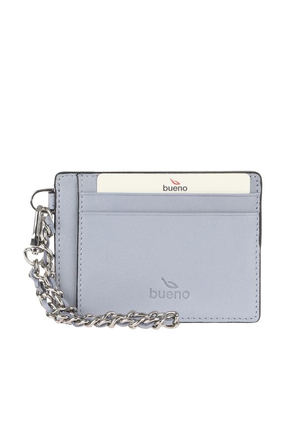 Mavi Açık Deri Unisex Kartlık