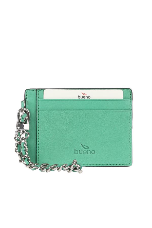 Yeşil Koyu Deri Unisex Kartlık